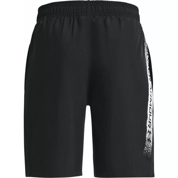 Under Armour Woven Graphic Junior Comfort Running Shorts -‎ Black NWT Size YMD - Picture 2 of 2